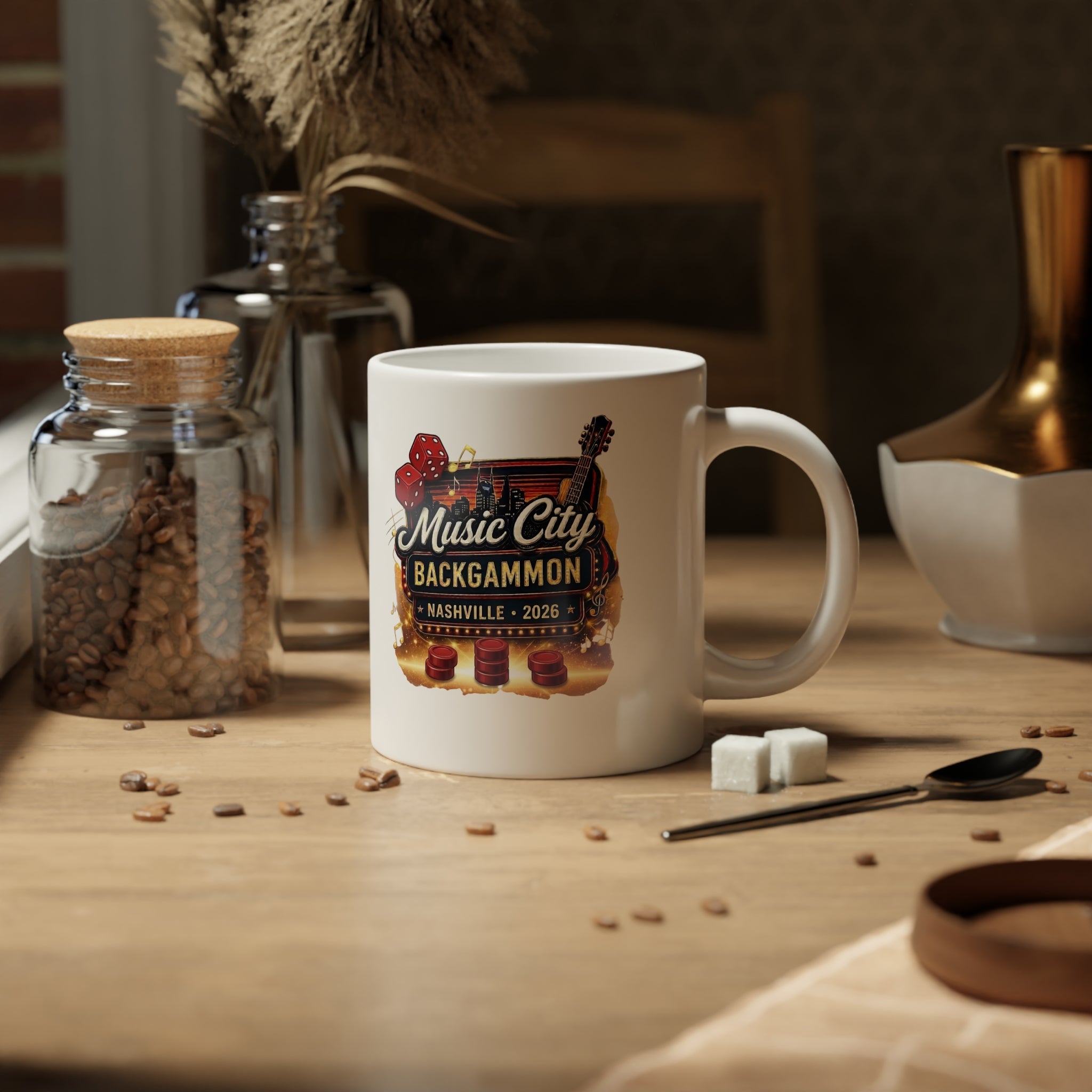 Music City Backroom Nashville 2026 Mug — 20oz Jumbo Coffee Cup