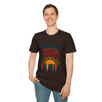 Backgammon Cheaper Than Therapy T-Shirt – Retro Sunset Board Game Tee