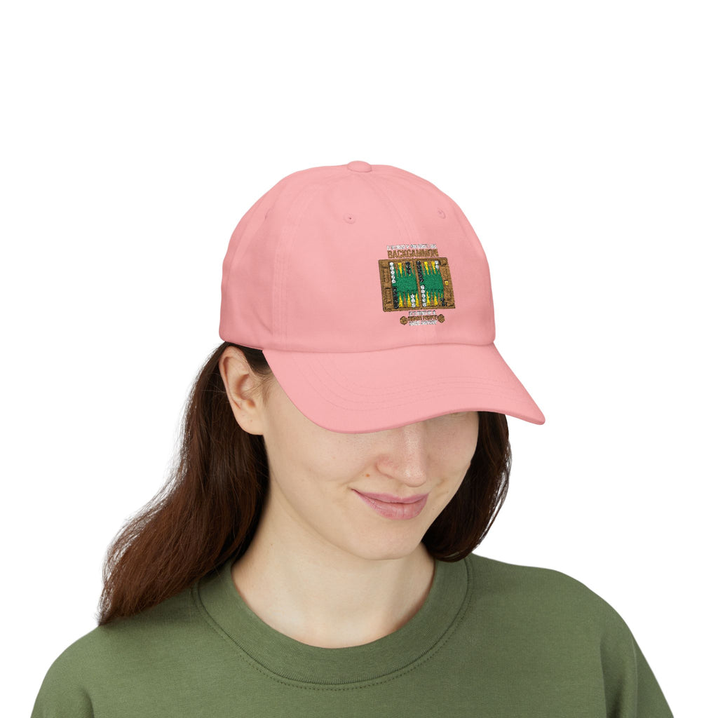 "It's Okay If You Don't Like Backgammon"Dad Cap — Embroidered Backgammon Board Vintage Game Hat