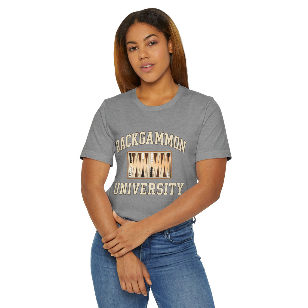 Backgammon University 2 T-Shirt — Vintage Backgammon Board Tee