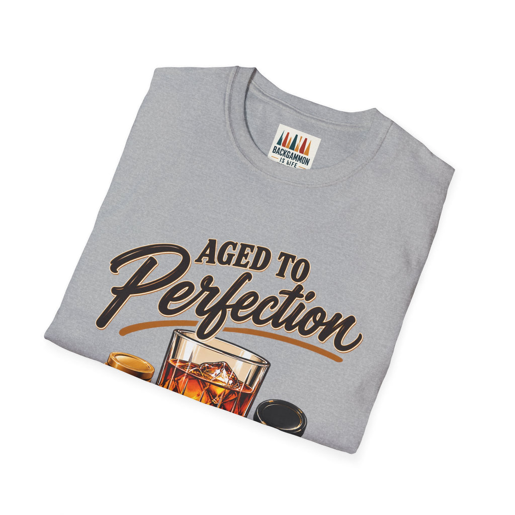 Aged to Perfection – Bourbon & Backgammon T-Shirt