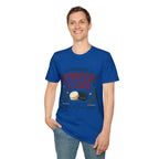 Backgammon T-Shirt — "Department of Strategy & Luck" Vintage Game Tee