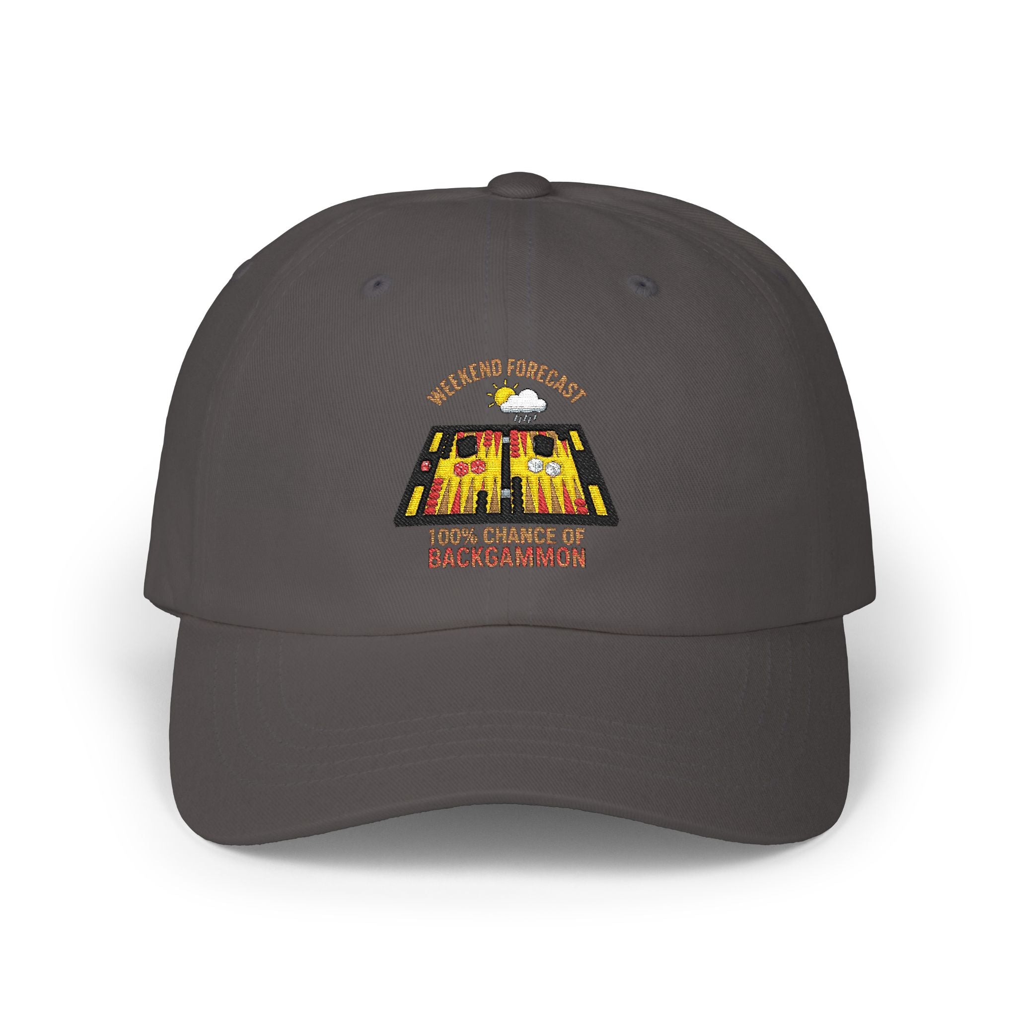 Weekend Forecast: 100% Chance of Backgammon Embroidered Hat