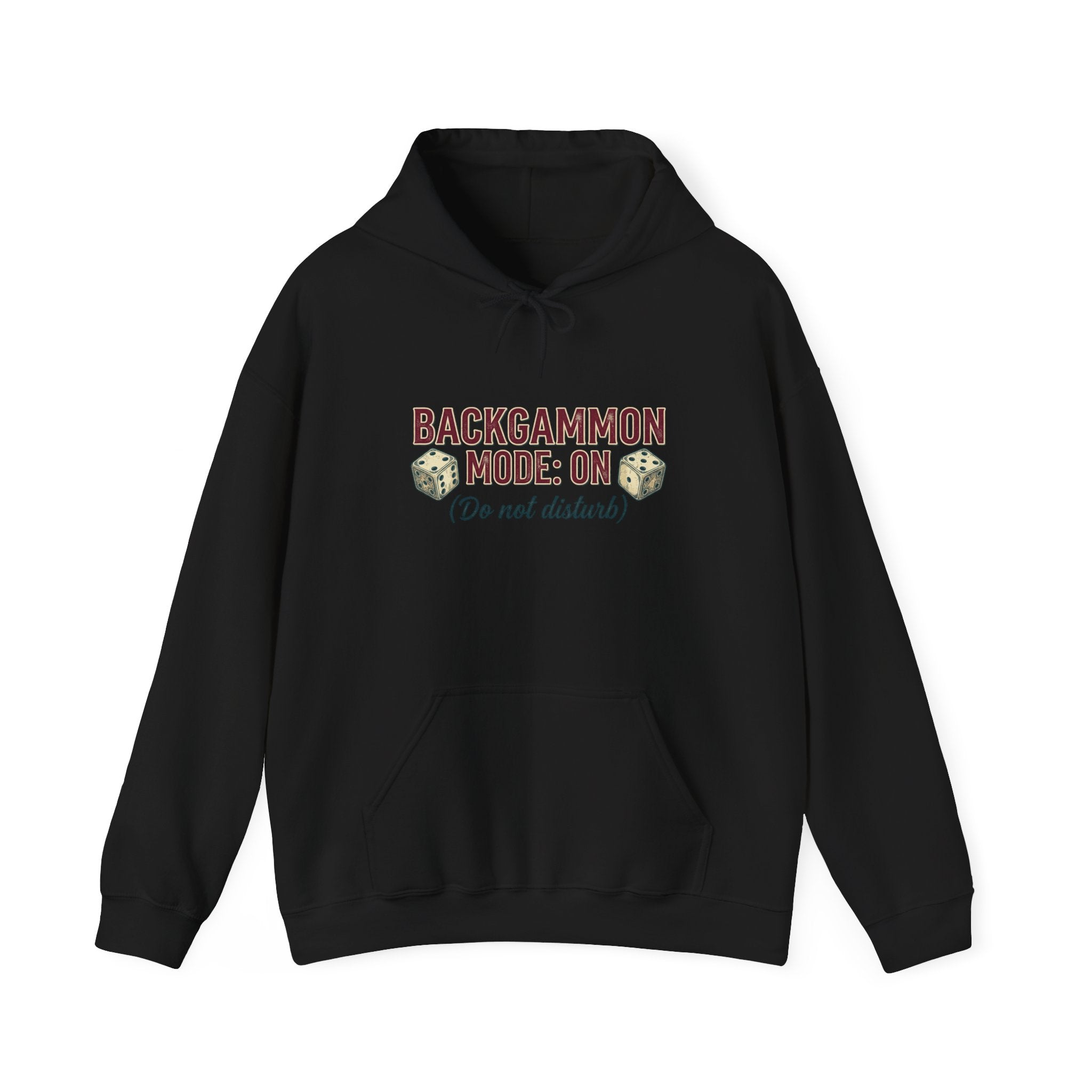Backgammon Mode: On. Do Not Disturb Unisex Heavy Blend™ Hooded Sweatshirt