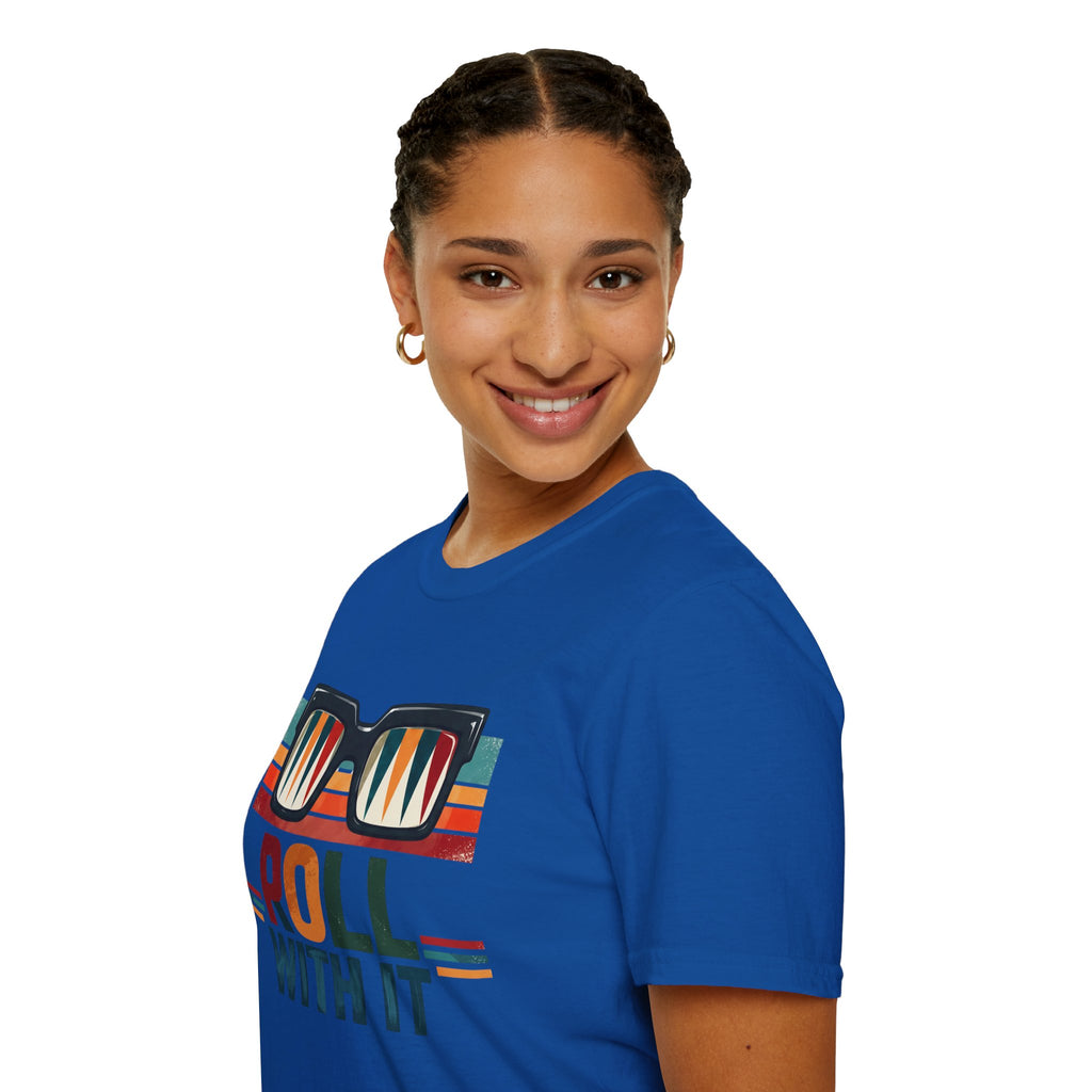 Roll with it 2 T-Shirt — Retro Summer Vibes Graphic Tee