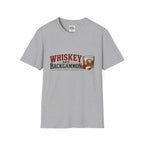 Whiskey and Backgammon T-Shirt — Vintage Bar Game Tee