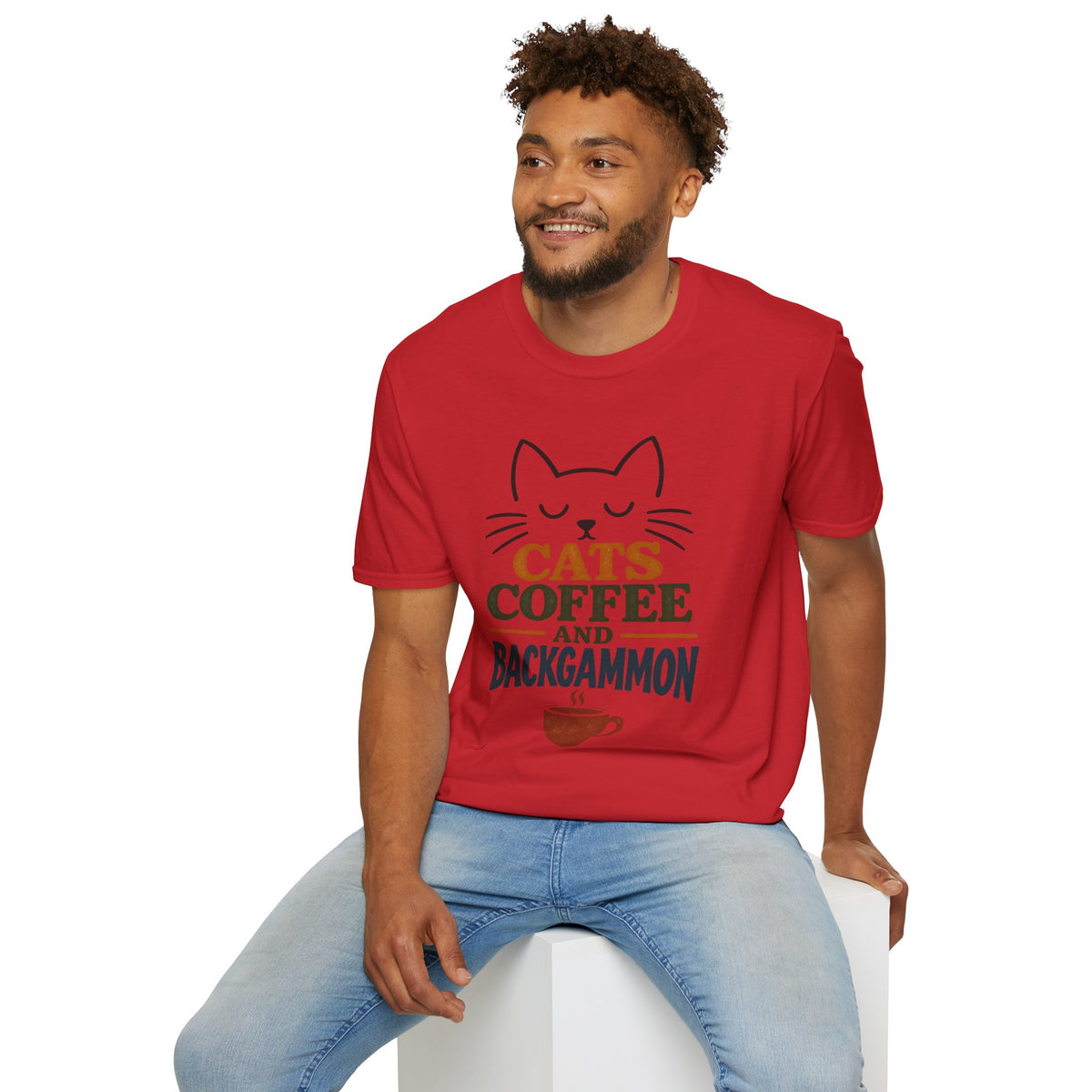 Cats, Coffee and Backgammon 1 T-Shirt
