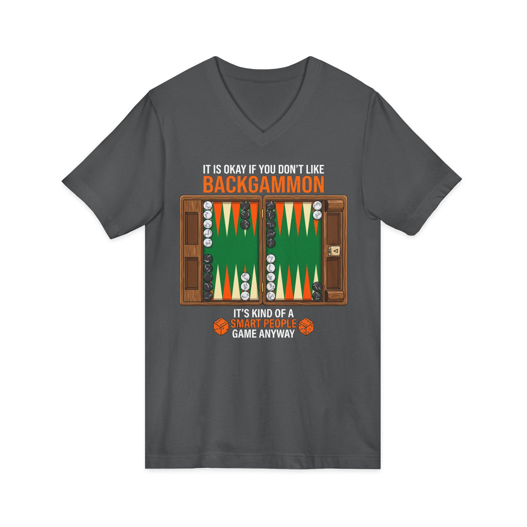 It's Okay If You Don't Like Backgammon Board V-Neck Tee