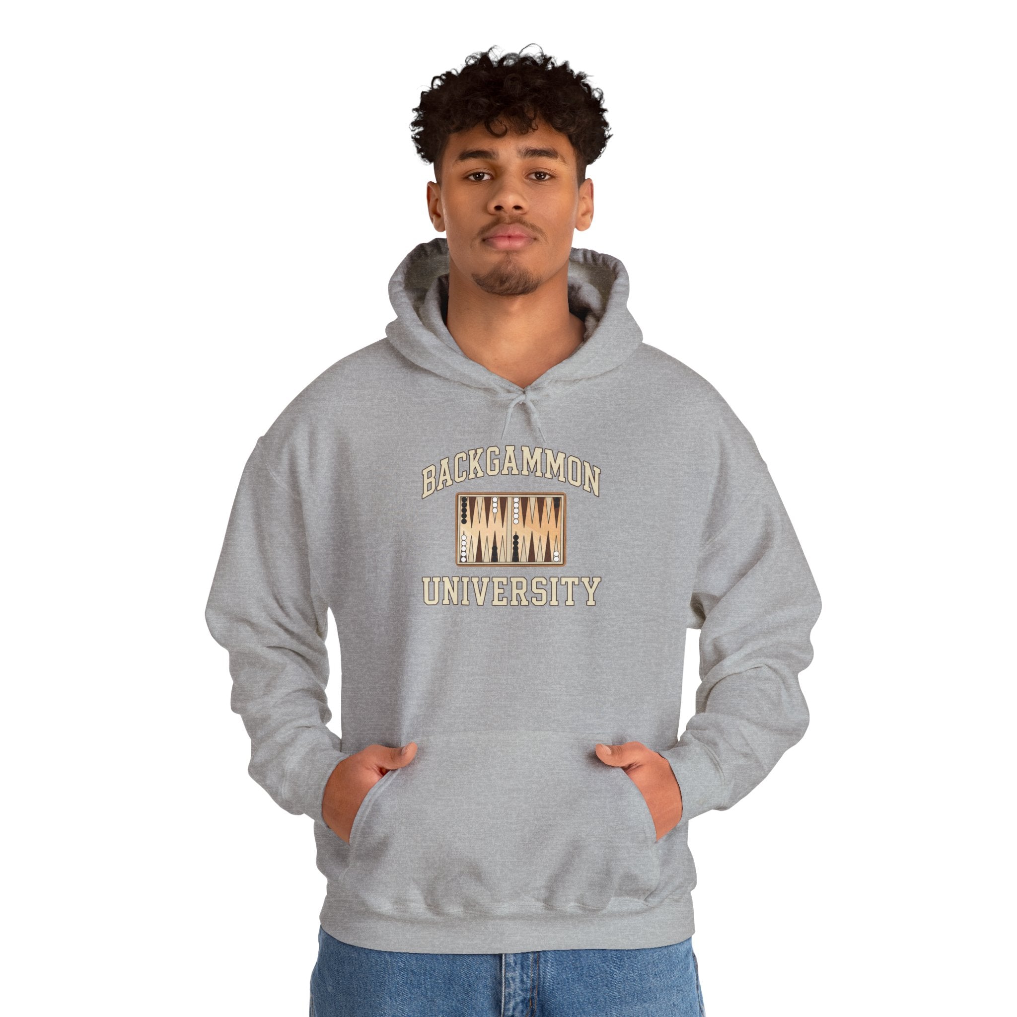 Backgammon University 2 Unisex Heavy Blend™ Hooded Sweatshirt