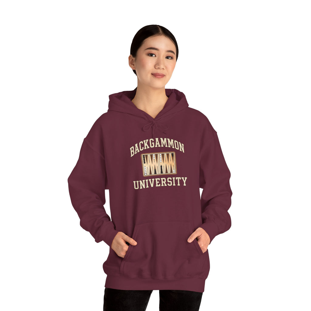 Backgammon University 2 Unisex Heavy Blend™ Hooded Sweatshirt