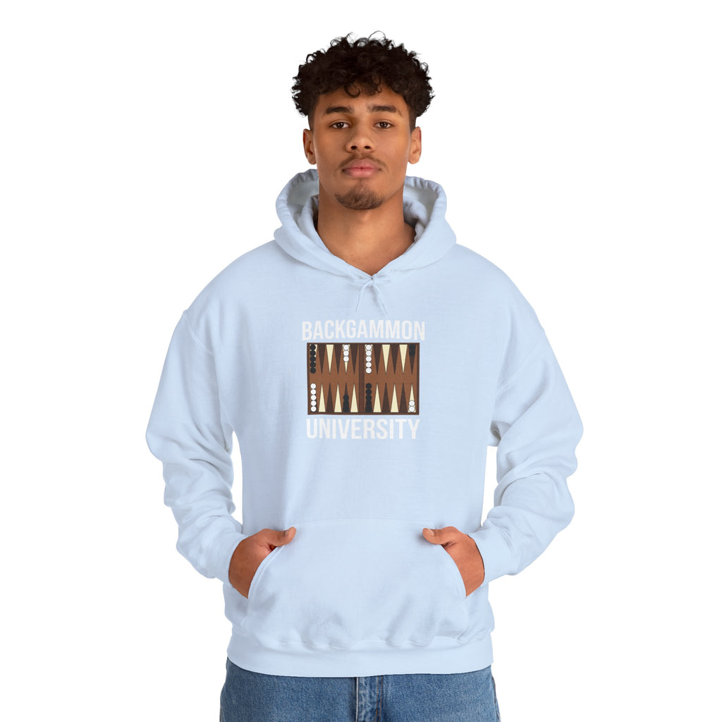 Backgammon University Unisex Heavy Blend™ Hooded Sweatshirt