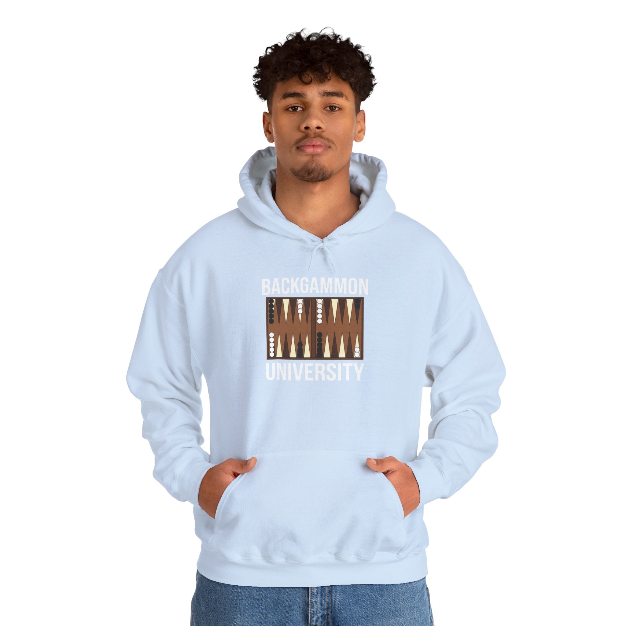 Backgammon University Unisex Heavy Blend™ Hooded Sweatshirt