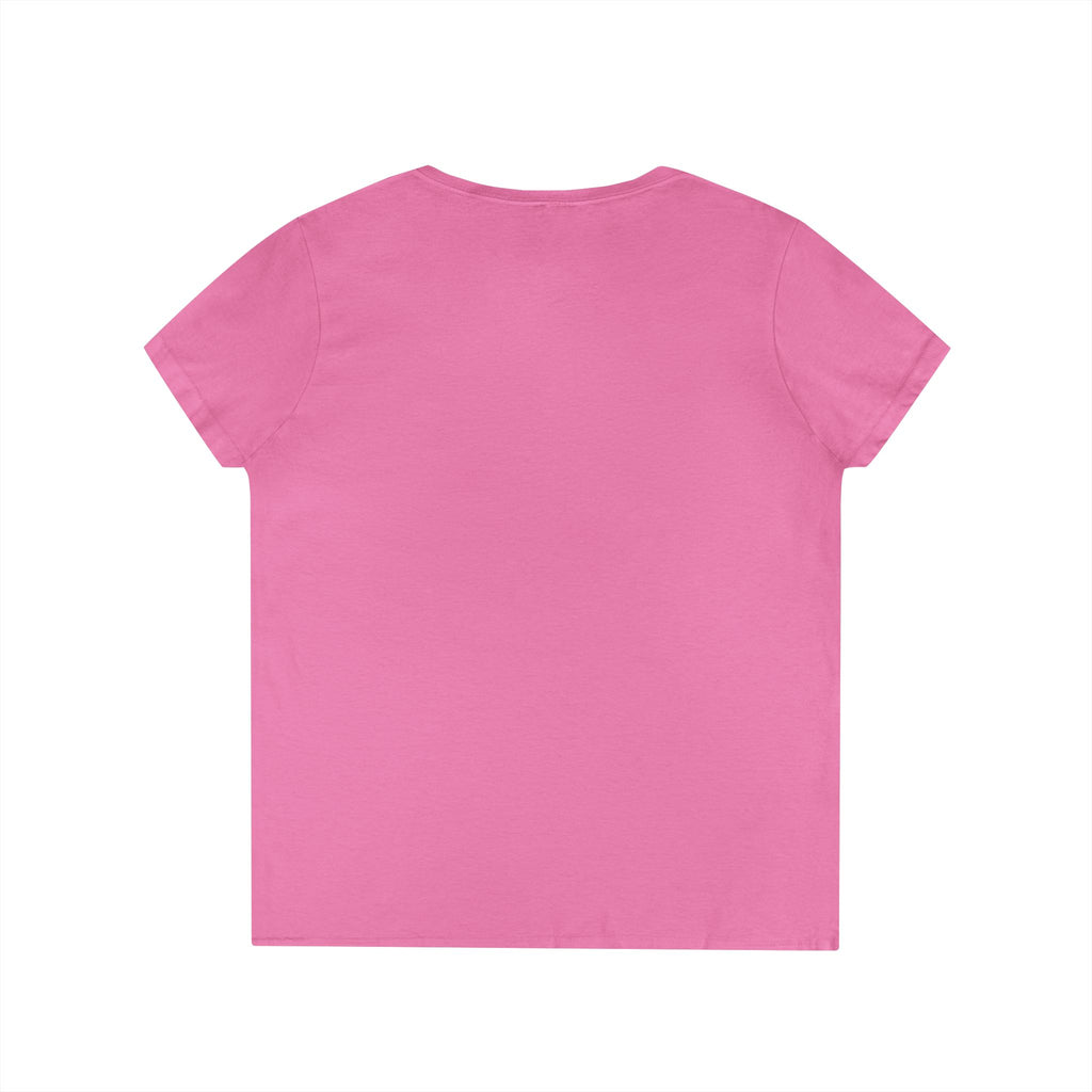Backgammon Addict Ladies' V-Neck T-Shirt — Retro Game Lover Tee