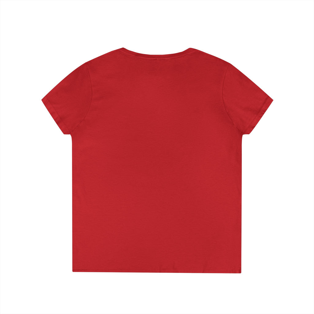 Backgammon Addict Ladies' V-Neck T-Shirt — Retro Game Lover Tee