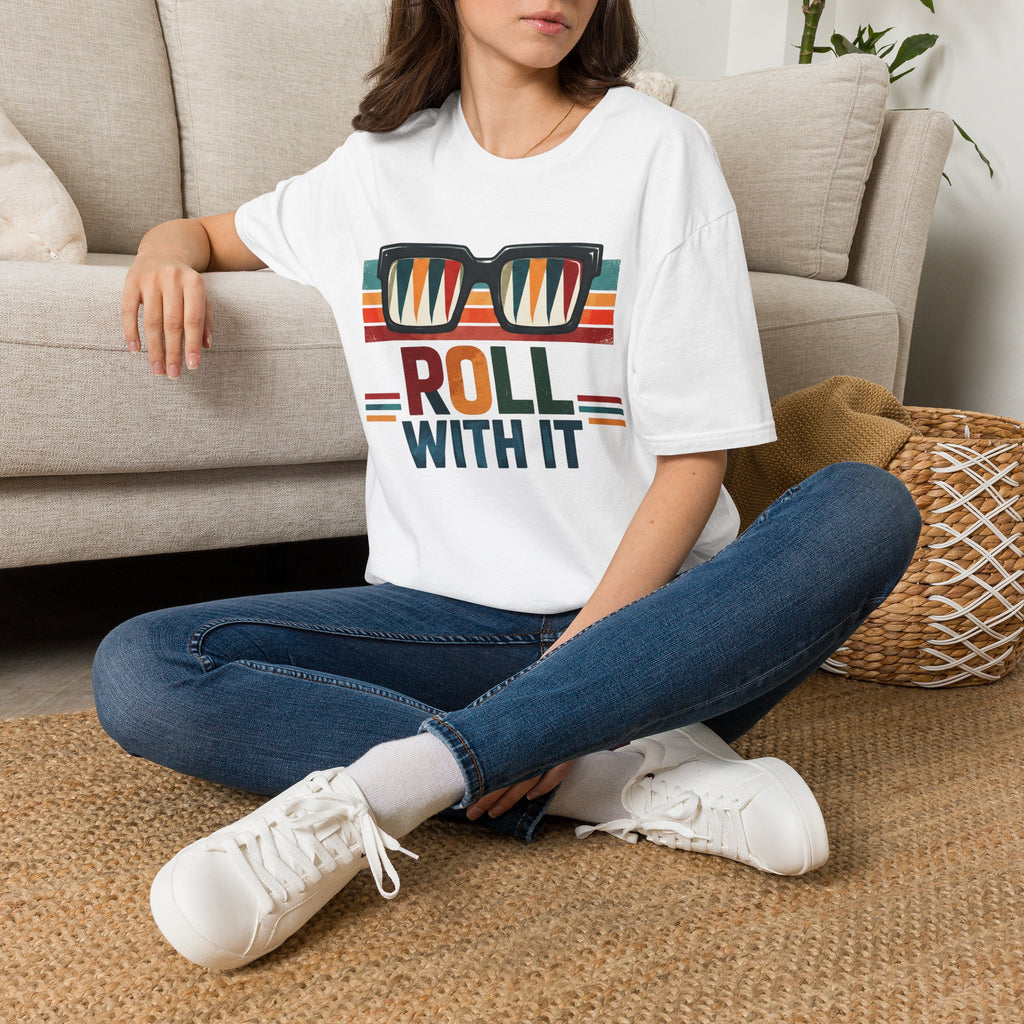 Roll with it 2 T-Shirt — Retro Summer Vibes Graphic Tee