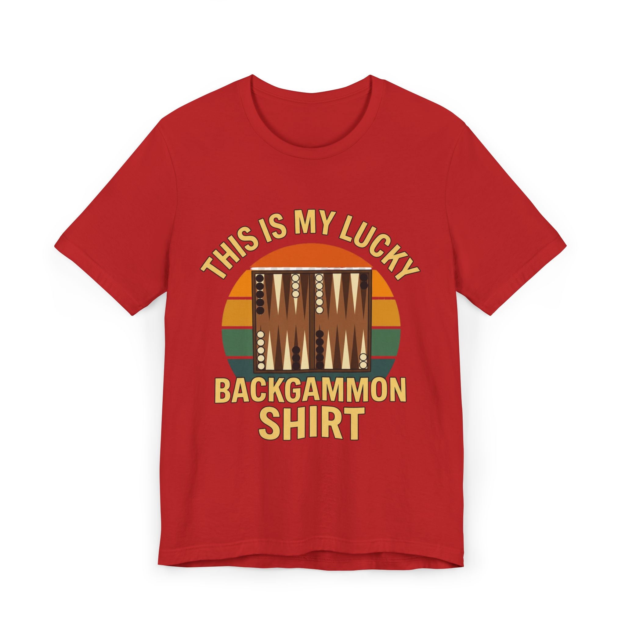 This Is My Lucky Backgammon Shirt Unisex Jersey T-shirt