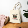 "I Did the Math, The Answer Is Backgammon" Cotton Canvas Tote Bag