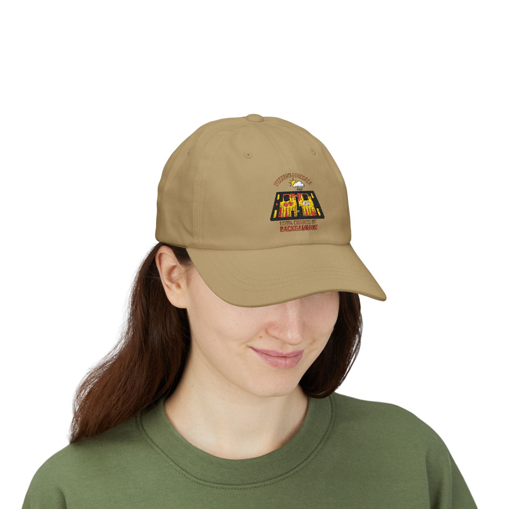 Weekend Forecast: 100% Chance of Backgammon Embroidered Hat