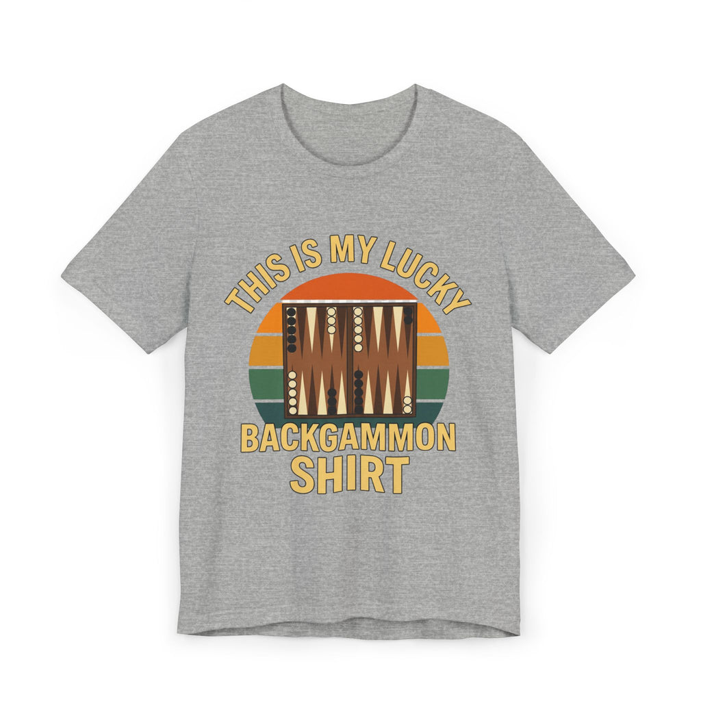 This Is My Lucky Backgammon Shirt Unisex Jersey T-shirt
