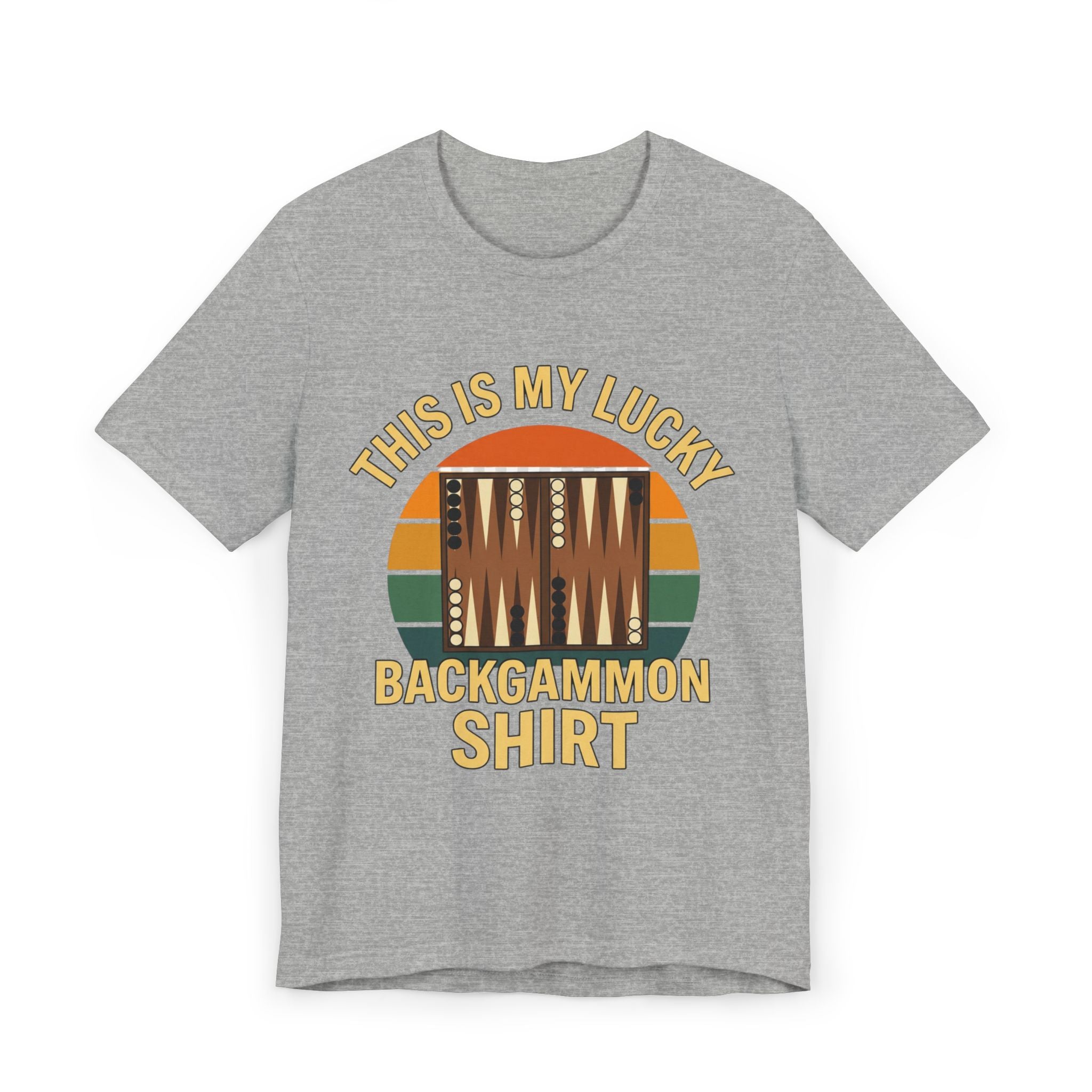 This Is My Lucky Backgammon Shirt Unisex Jersey T-shirt