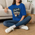 Nashville and Backgammon 2 T-Shirt — "Always a Good Idea" Vintage City Game Tee