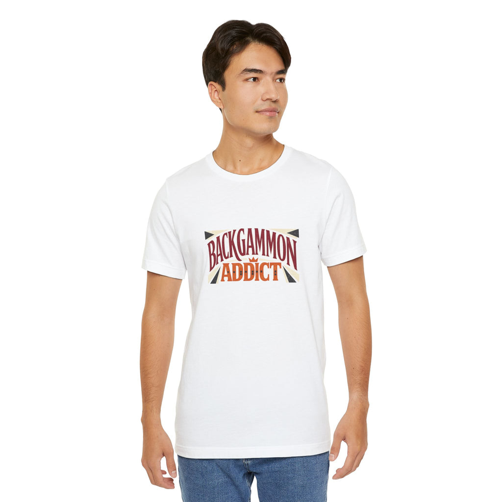 Backgammon Addict Unisex Jersey T-shirt