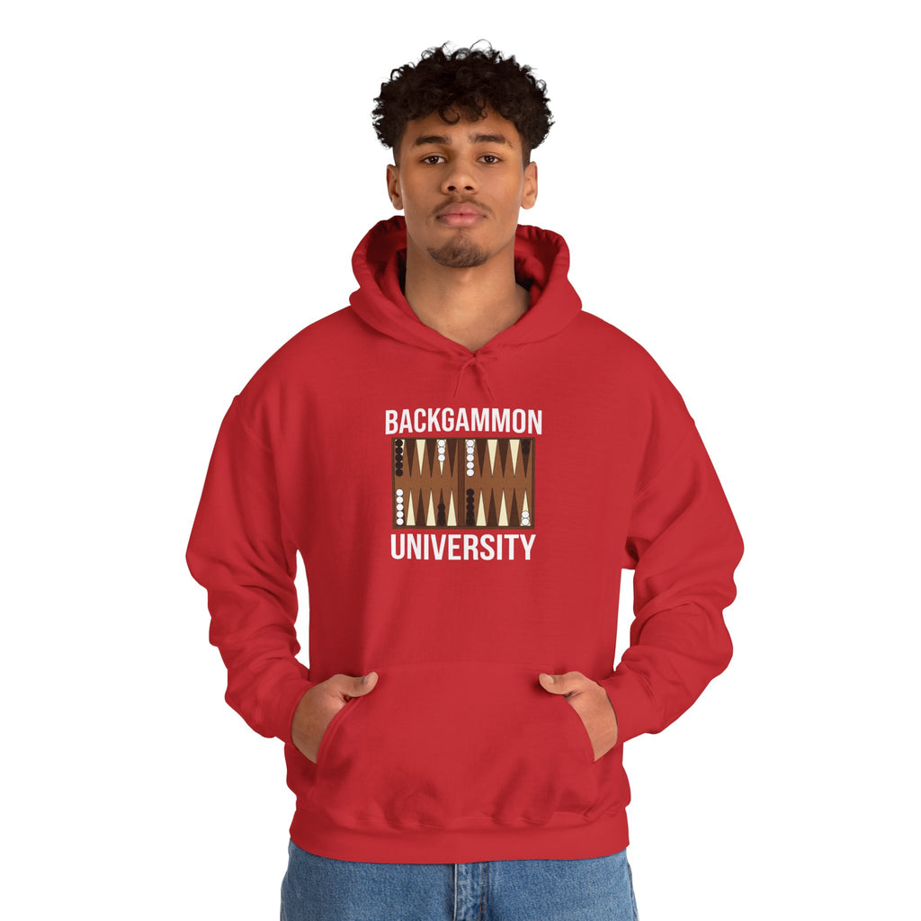 Backgammon University Unisex Heavy Blend™ Hooded Sweatshirt