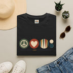 Peace Love and Backgammon 2 T-Shirt