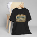 "I Like Backgammon & Maybe Like 3 People" Unisex Jersey T-shirt