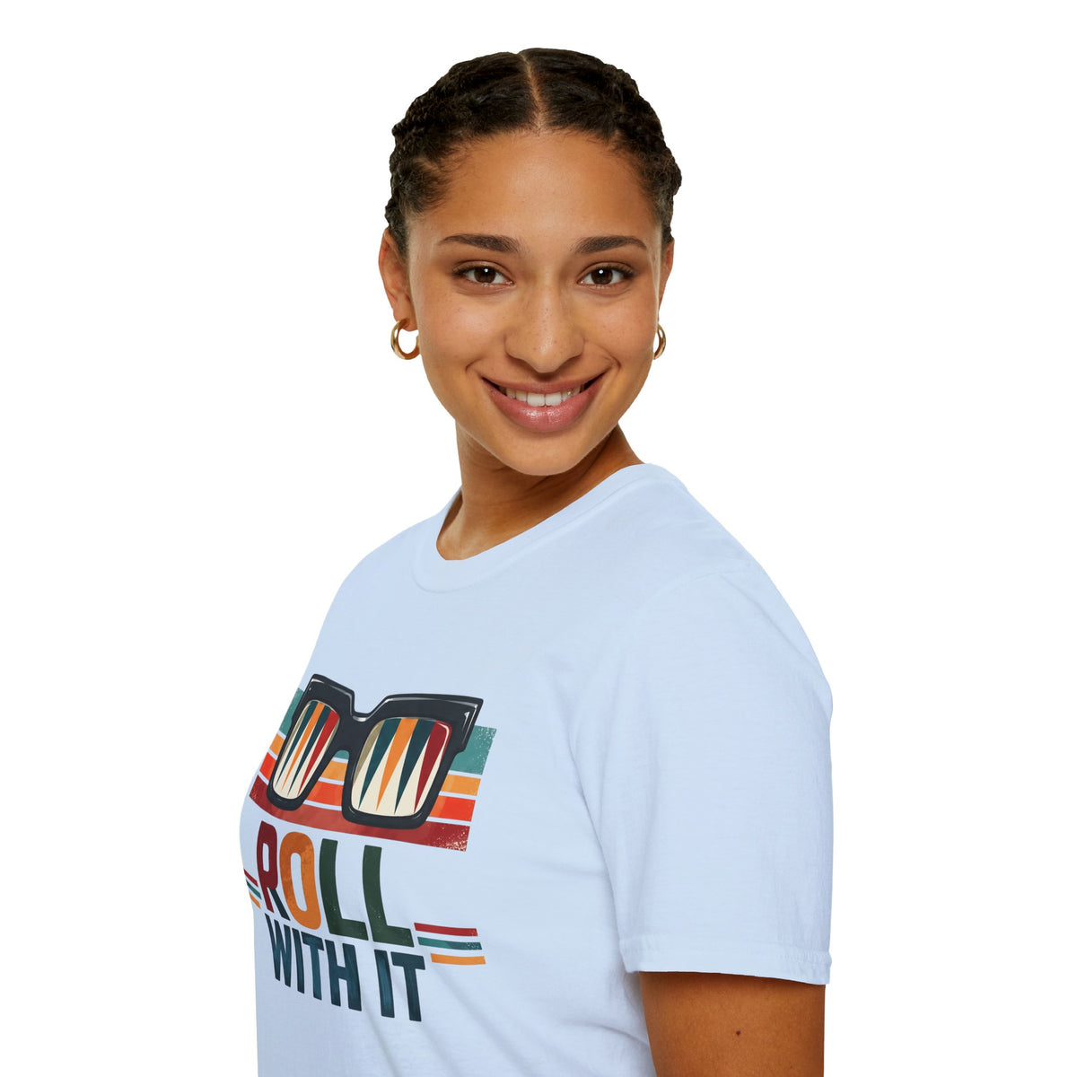 Roll with it 2 T-Shirt — Retro Summer Vibes Graphic Tee