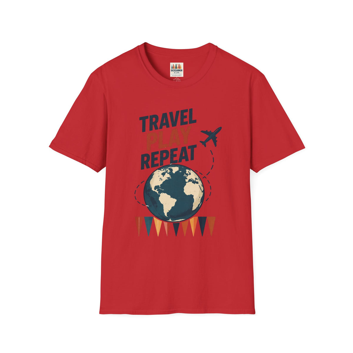 Travel Play Repeat T-Shirt – Backgammon