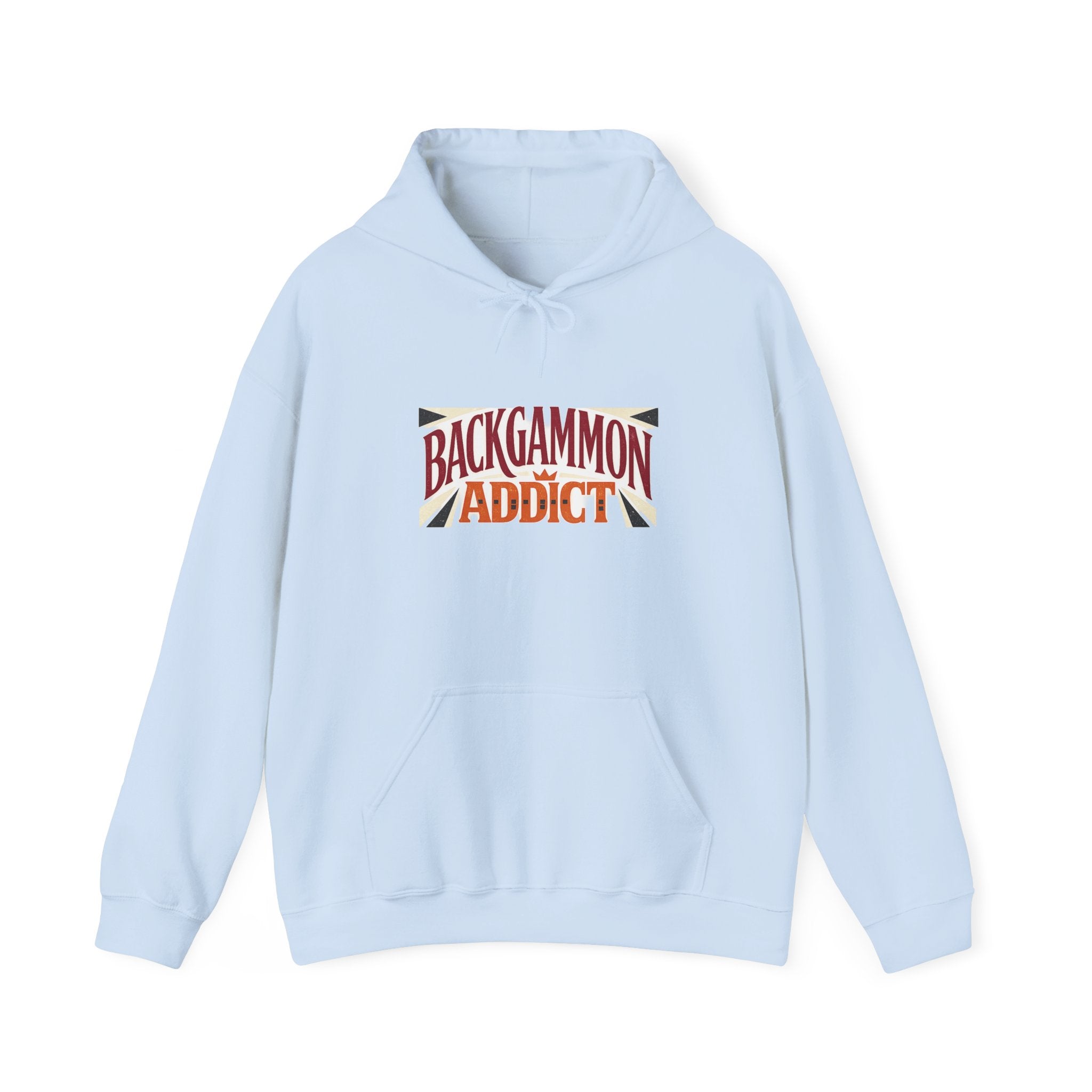 Backgammon Addict Hoodie — Graphic Backgammon Player Pullover