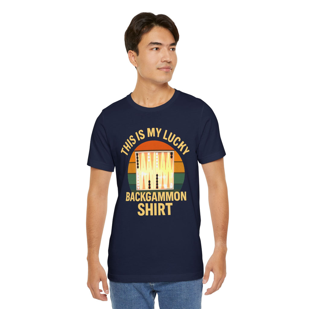 This Is My Lucky Backgammon Shirt 2 Unisex Jersey T-Shirt