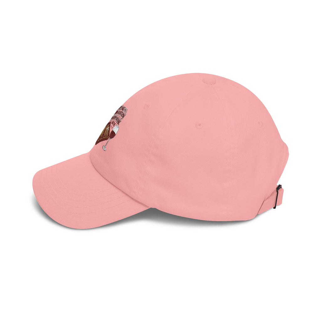 Everything In Moderation Except Backgammon And Wine Embroidered Baseball Hat