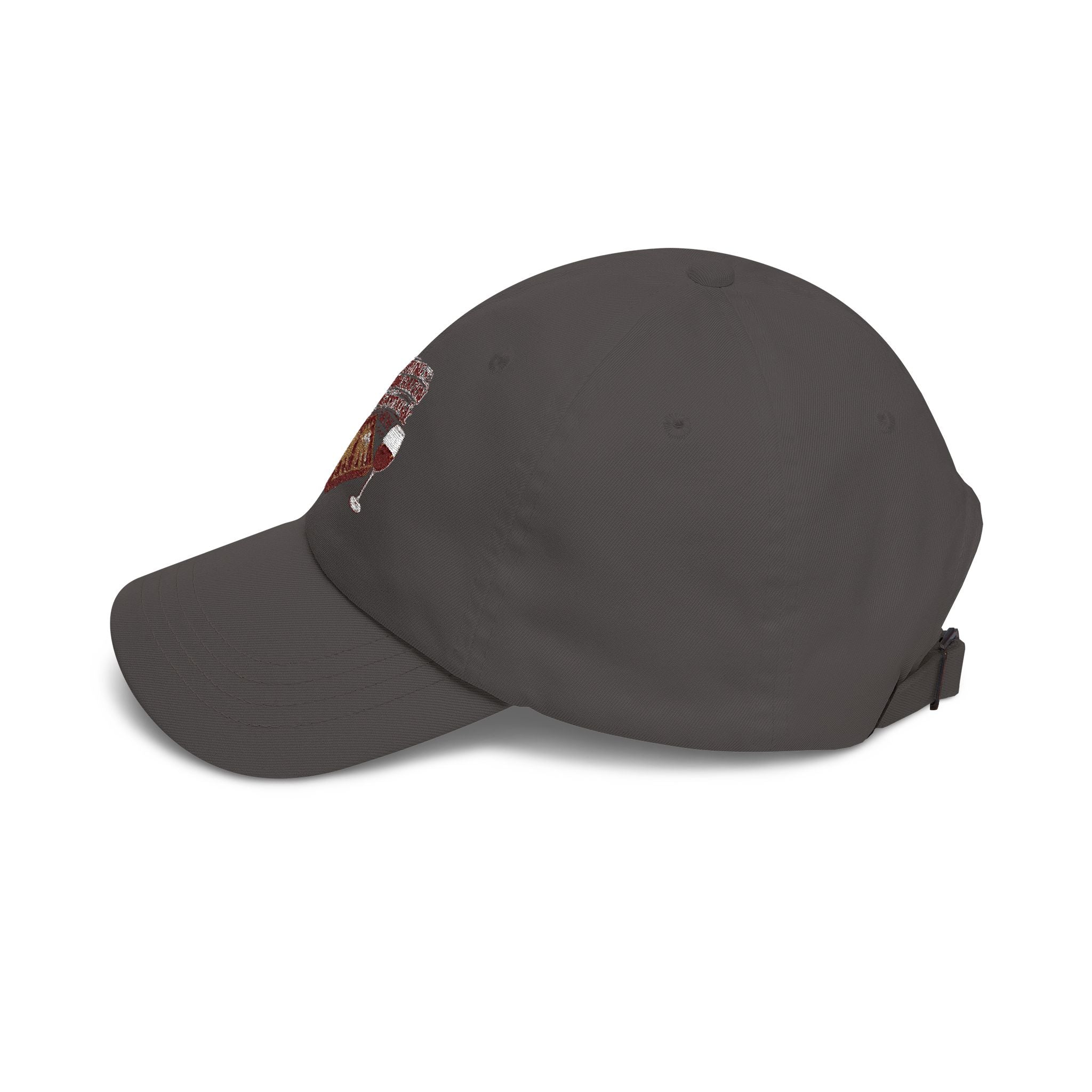 Everything In Moderation Except Backgammon And Wine Embroidered Baseball Hat