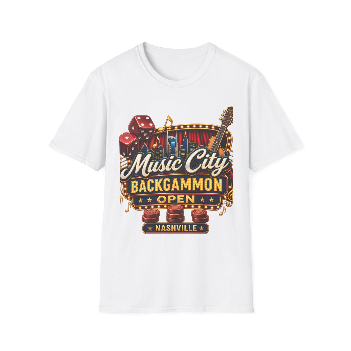 Music City Backgammon Open Nashville T-Shirt