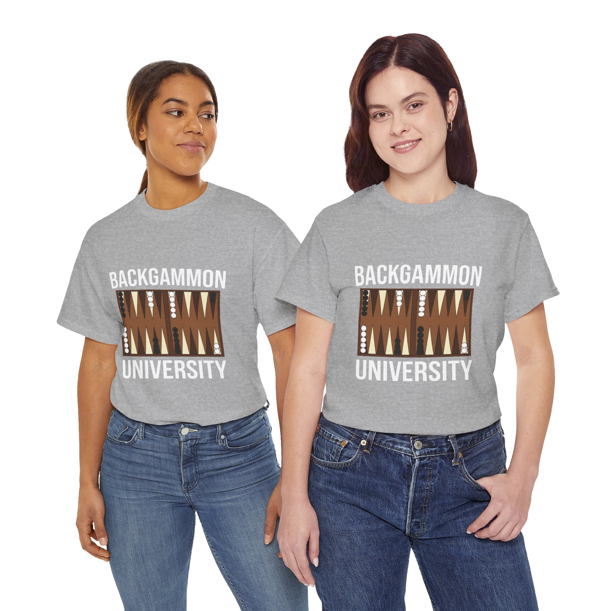 Backgammon University T-Shirt | Retro Game Pattern Tee