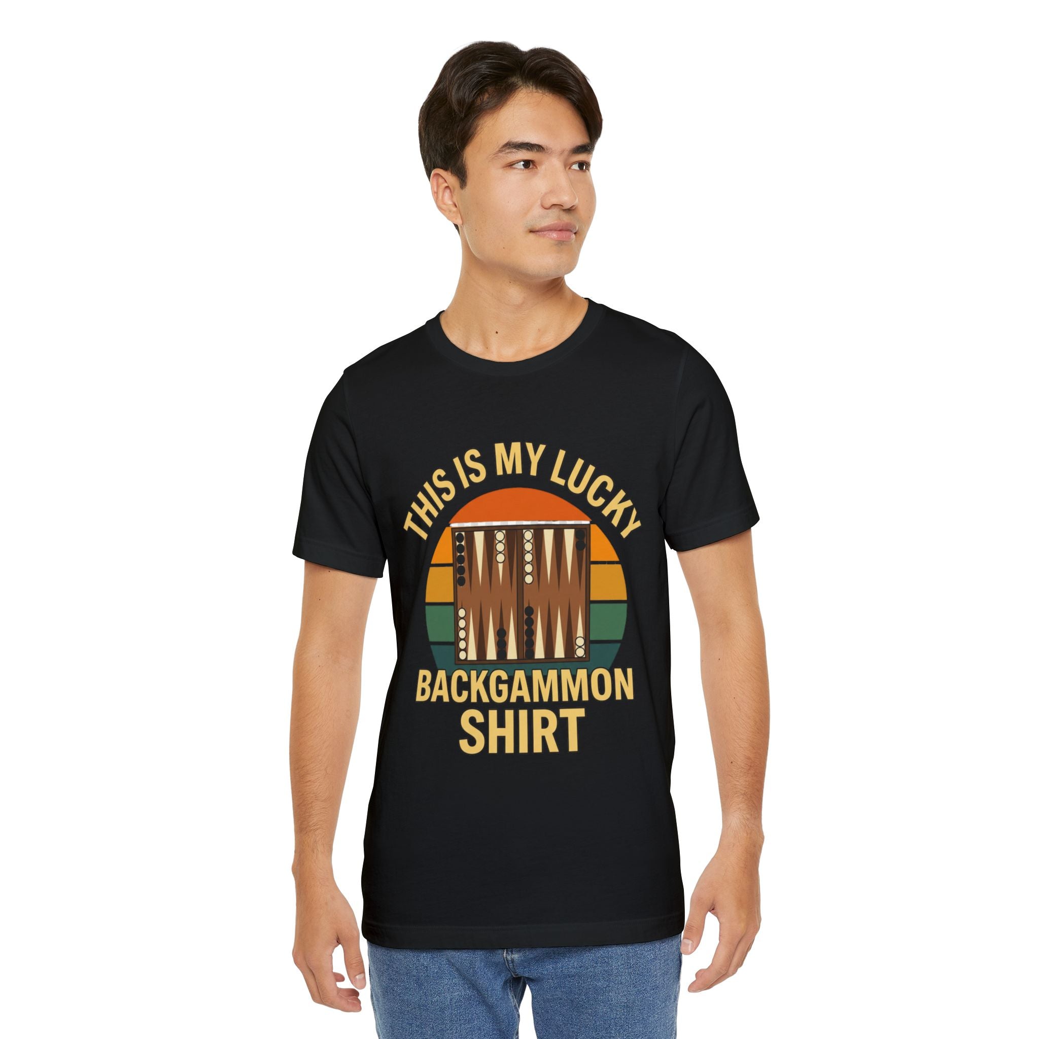 This Is My Lucky Backgammon Shirt Unisex Jersey T-shirt