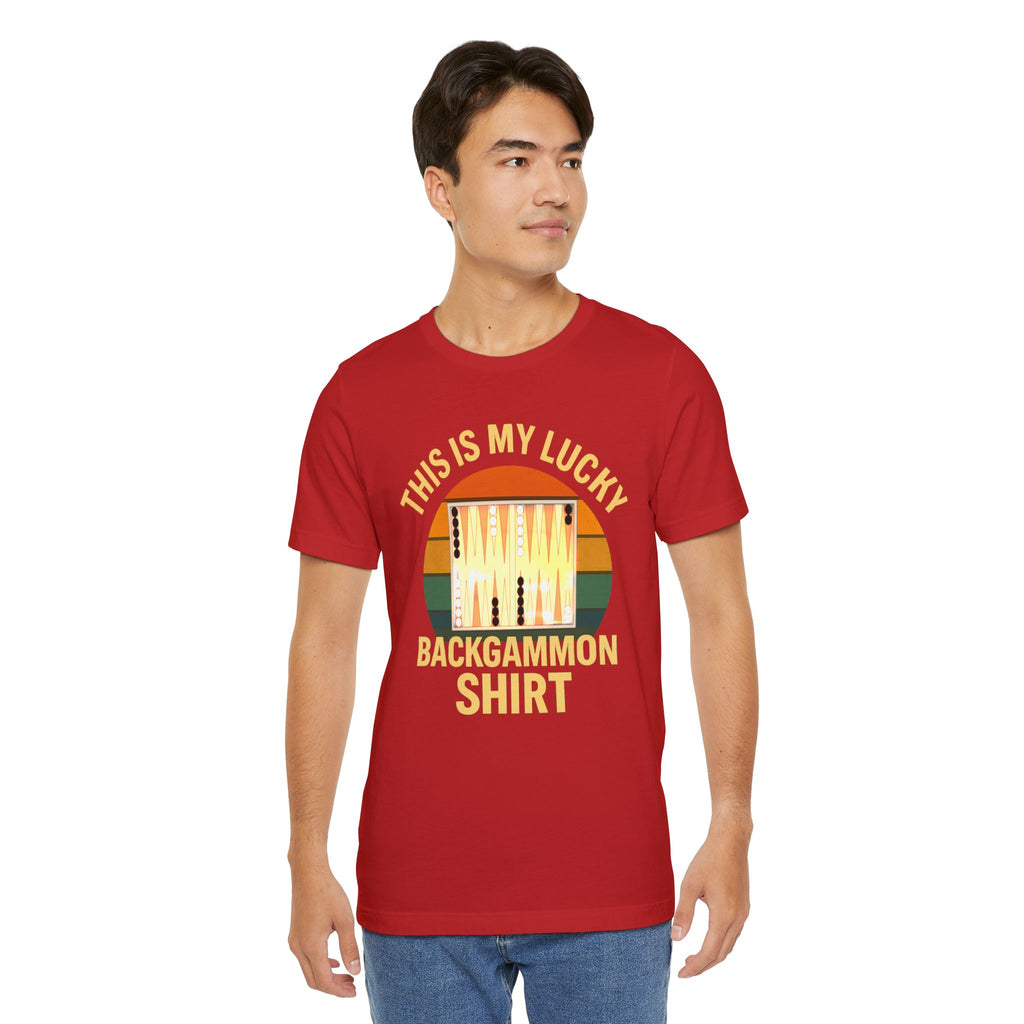 This Is My Lucky Backgammon Shirt 2 Unisex Jersey T-Shirt
