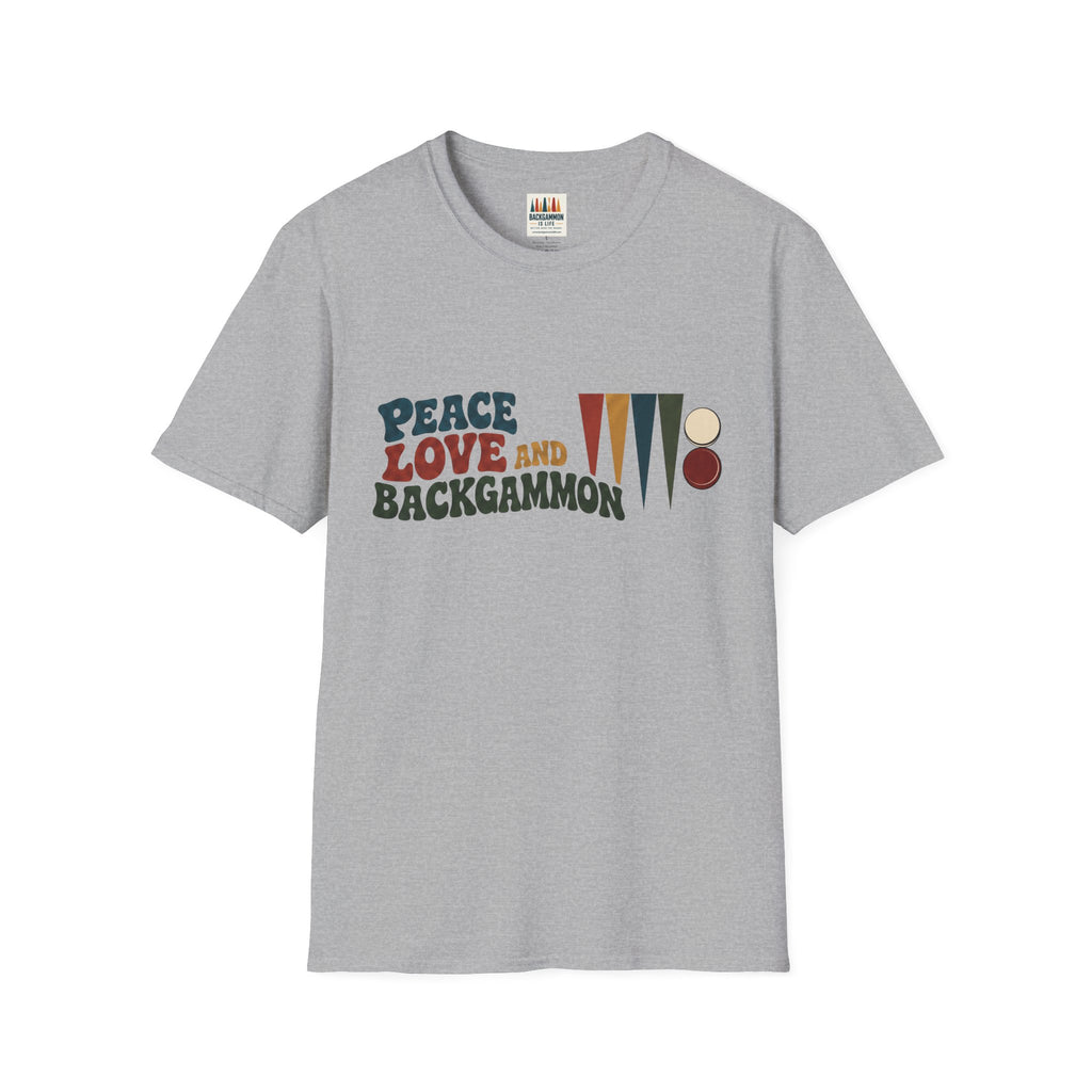 Peace, Love and Backgammon T-Shirt
