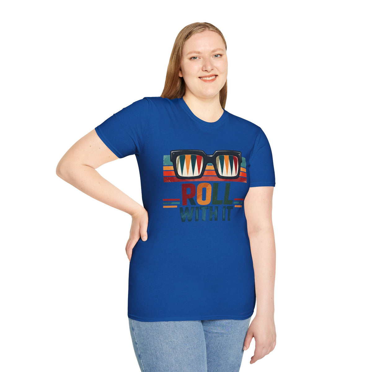 Roll with it 2 T-Shirt — Retro Summer Vibes Graphic Tee