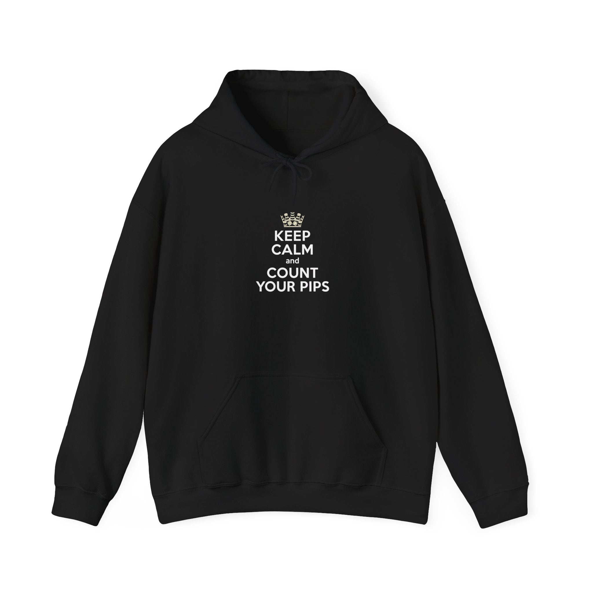 Keep Calm Count Your Pips Unisex Heavy Blend™ Hooded Sweatshirt