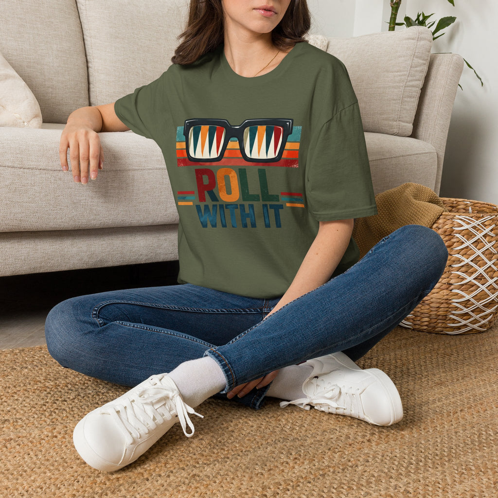 Roll with it 2 T-Shirt — Retro Summer Vibes Graphic Tee