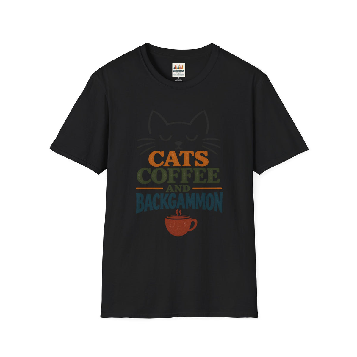 Cats, Coffee and Backgammon 1 T-Shirt
