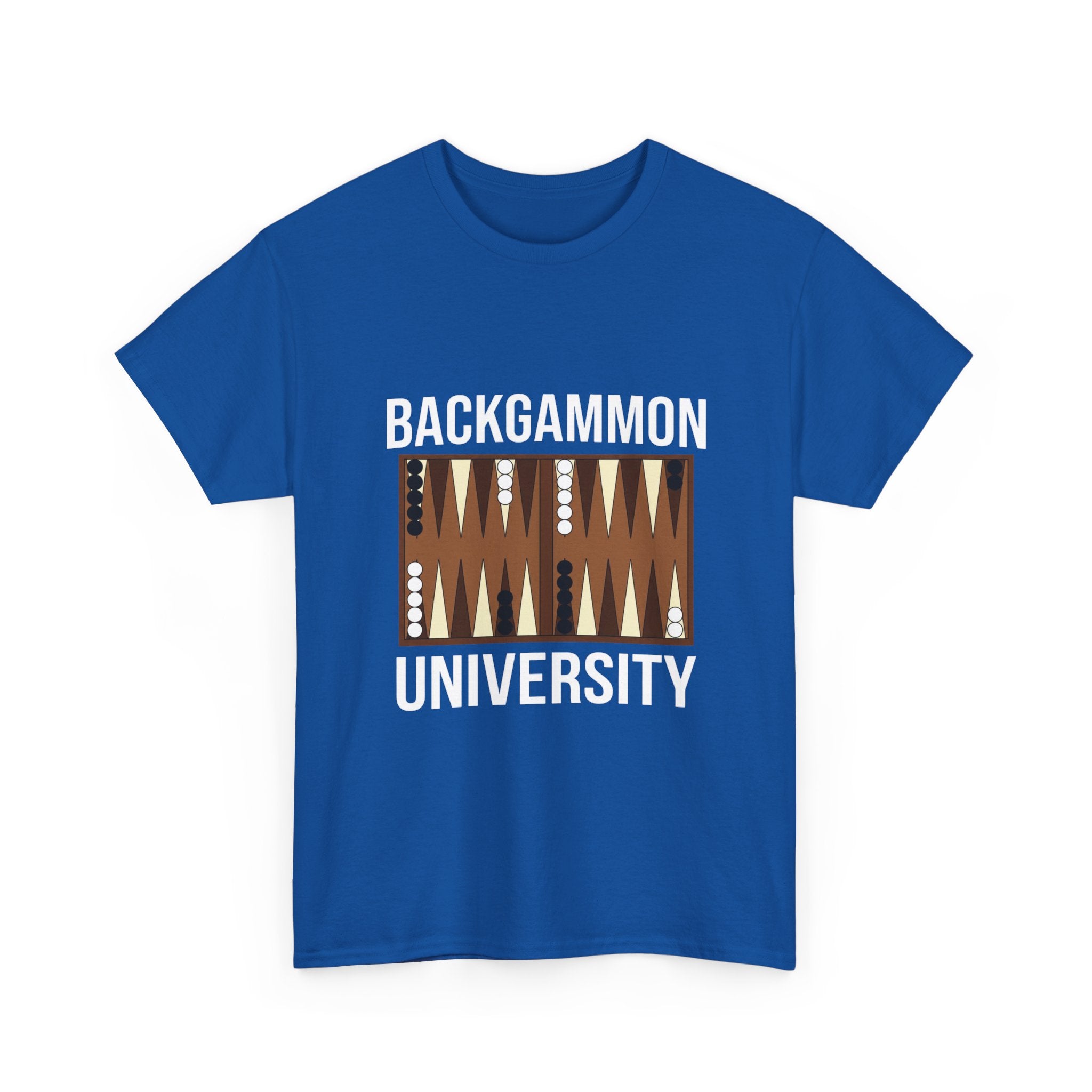 Backgammon University T-Shirt | Retro Game Pattern Tee