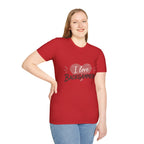Backgammon Heart T-Shirt — "I Love Backgammon" Casual Tee