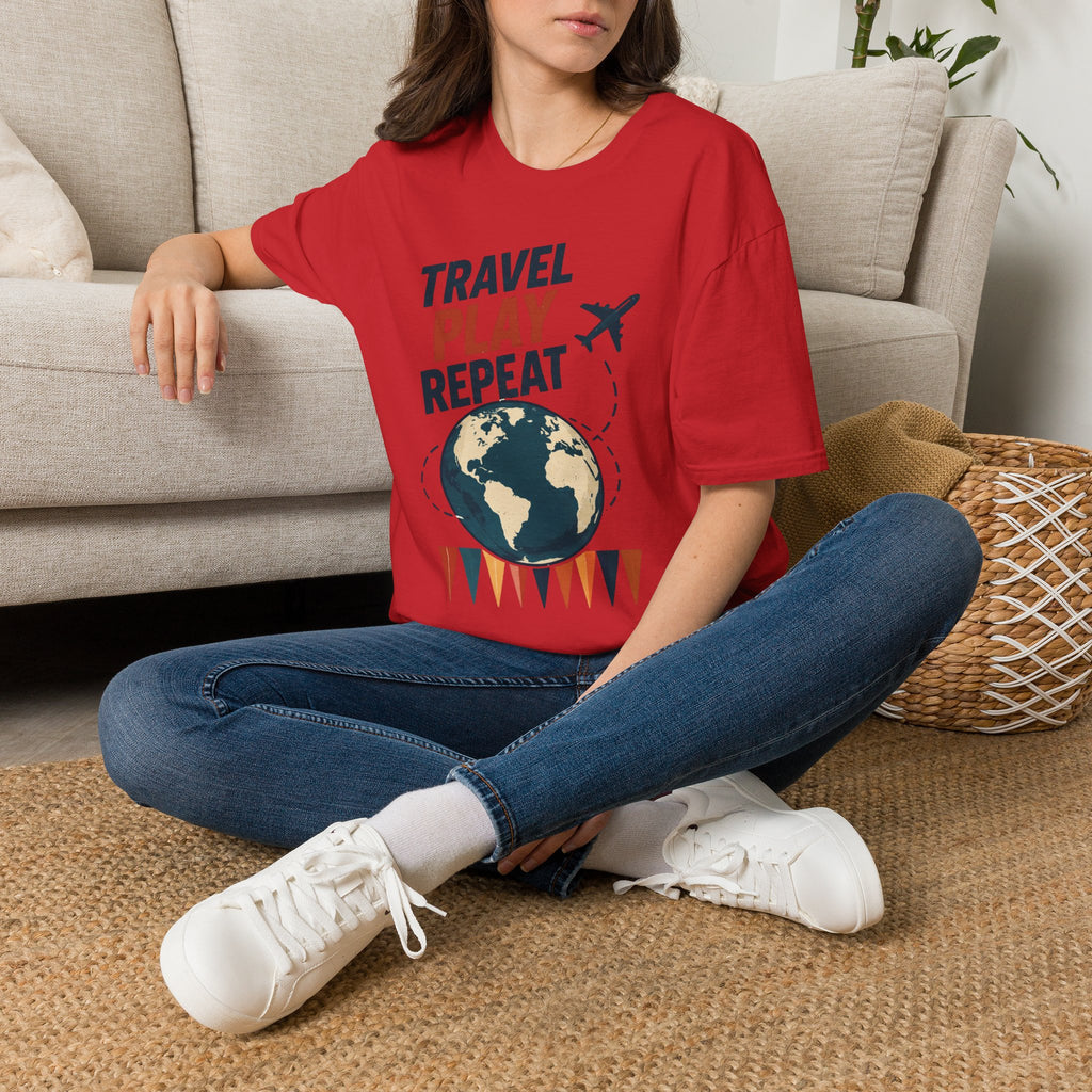 Travel Play Repeat T-Shirt – Backgammon