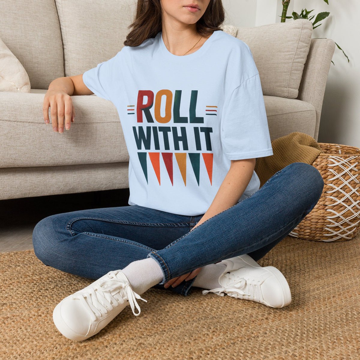 Roll With It T-Shirt — Retro Graphic Tee