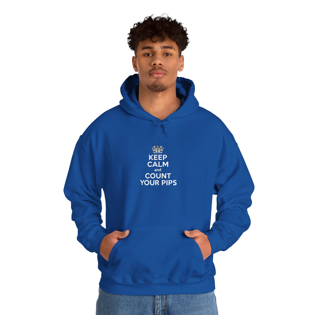 Keep Calm Count Your Pips Unisex Heavy Blend™ Hooded Sweatshirt