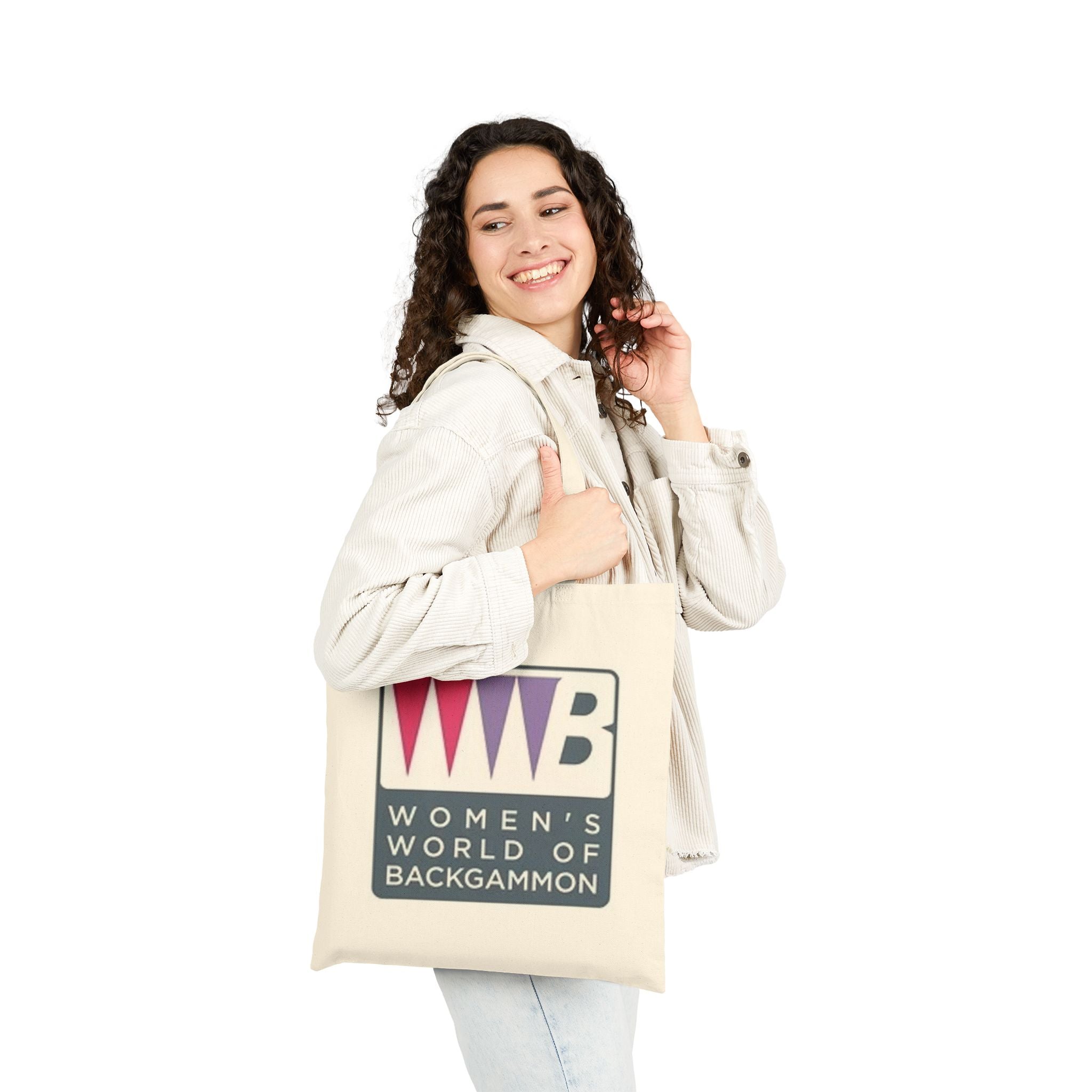 Tote Bag — Women's World of Backgammon Logo Canvas Tote